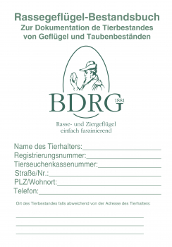 Bestandsbuch Geflügel